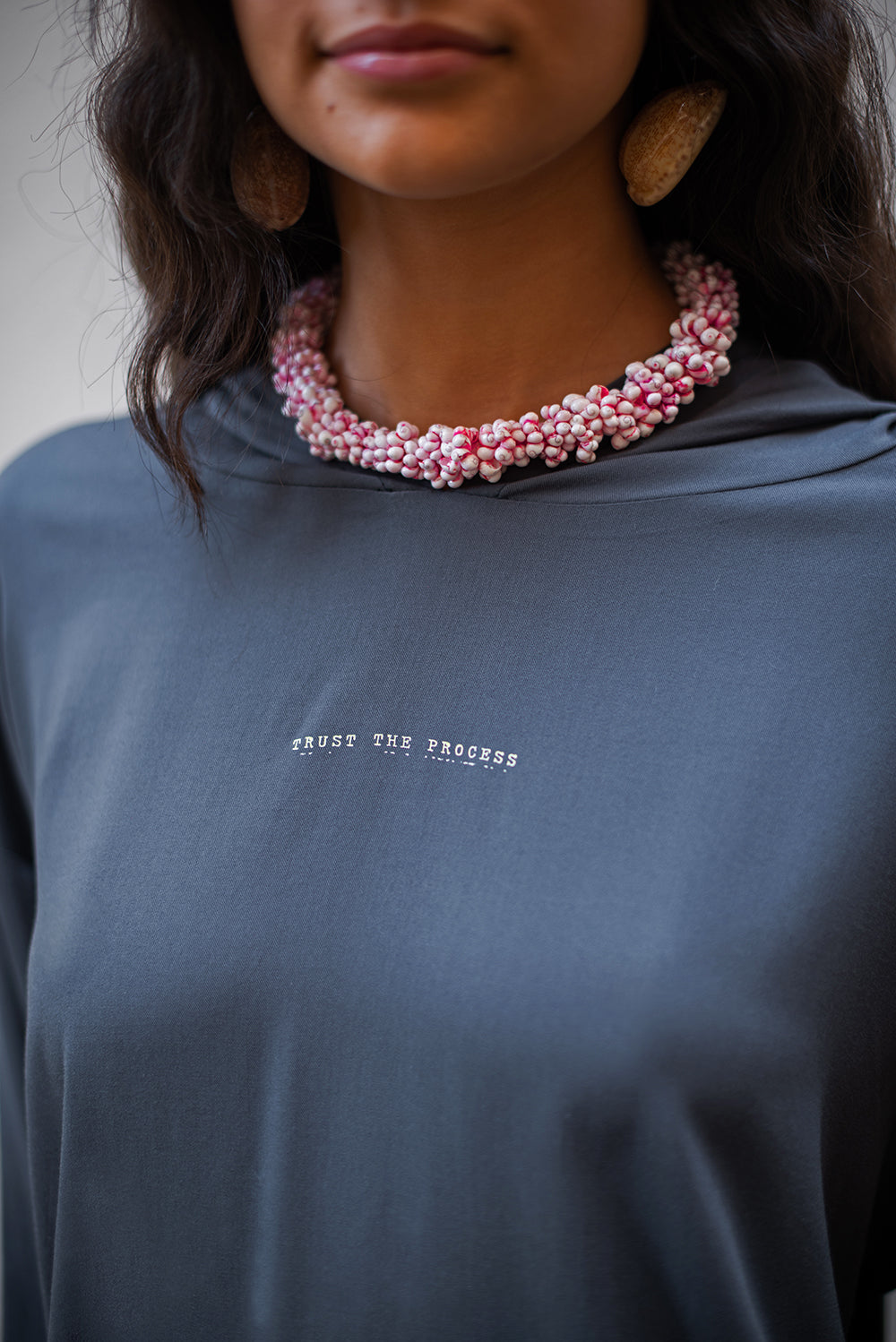 Aqua hoodie - grey