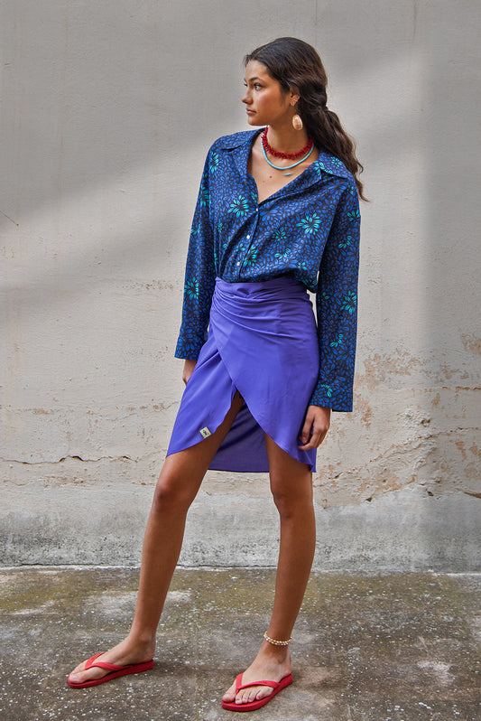 180 wrap pareo - purple