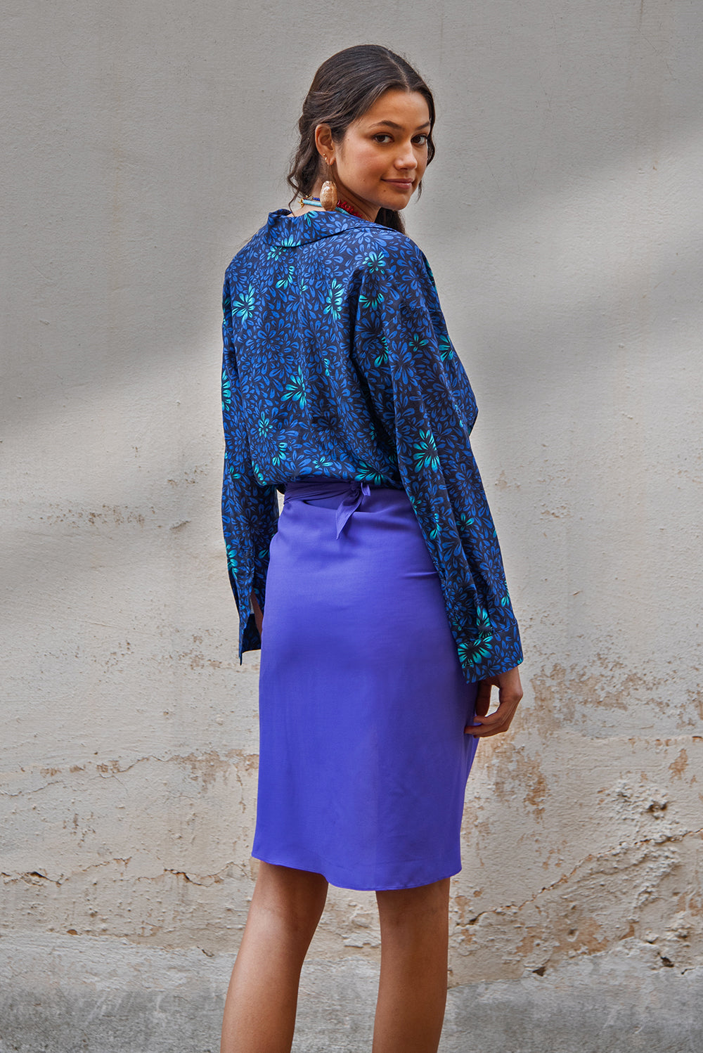 180 wrap pareo - purple