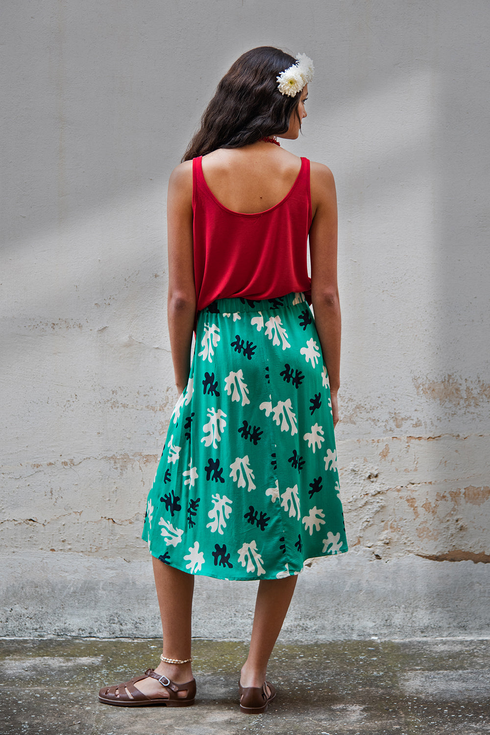 Liz skirt - reef print