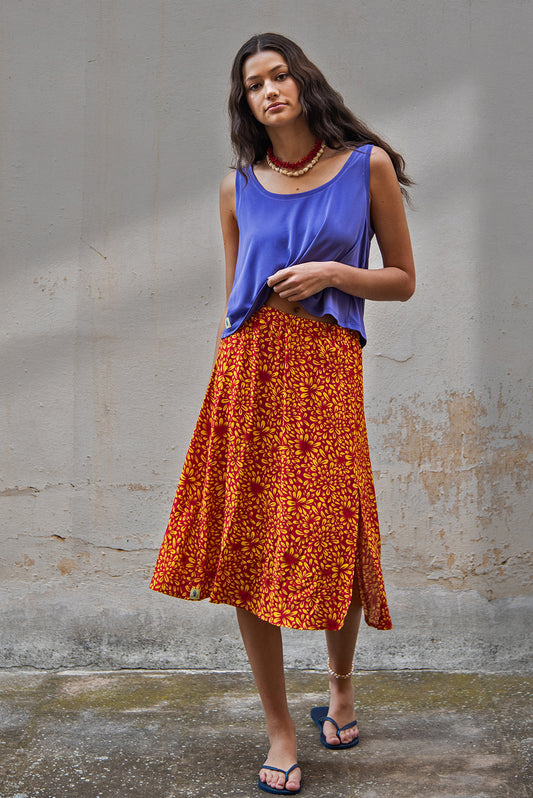 Hannah crop top - purple