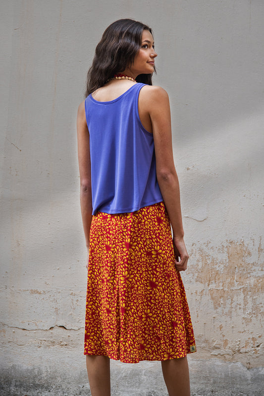 Hannah crop top - purple