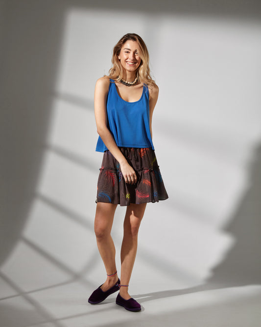 Bali skirt - tropical nights print