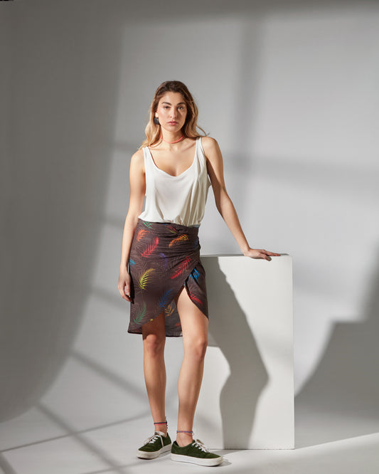 180 wrap pareo - Tropical Nights print