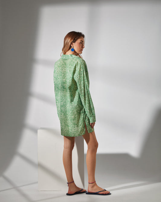 Bianca shirt - pebbles print