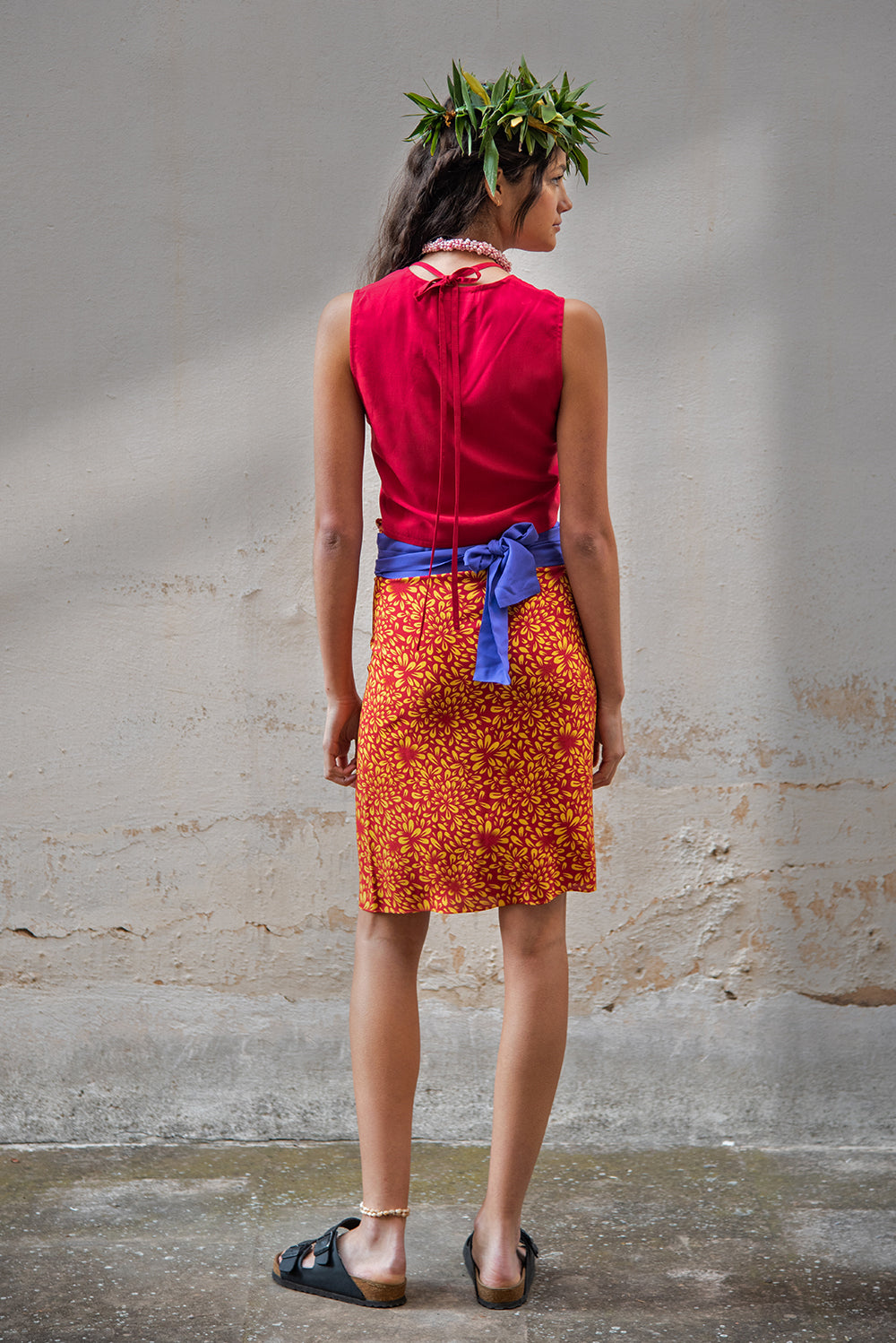 Buzz wrap - Bloom red/ purple