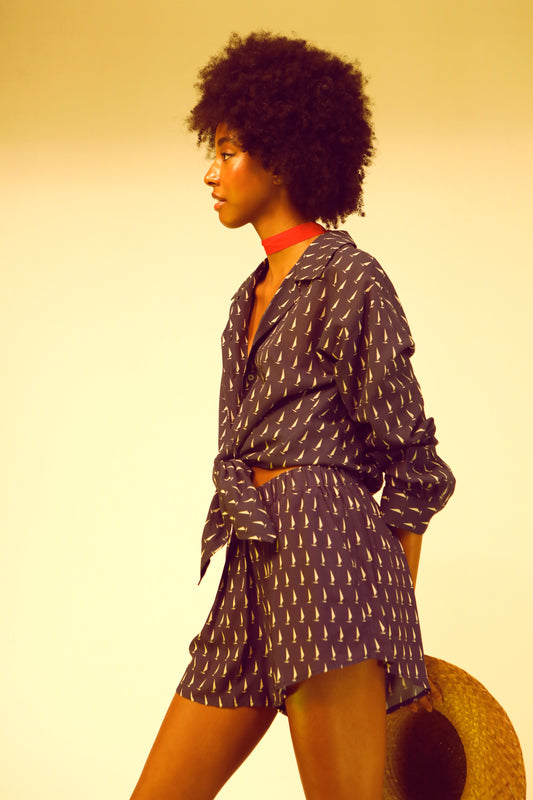 Dee shorts - sailing print