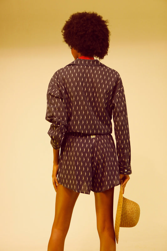 Dee shorts - sailing print