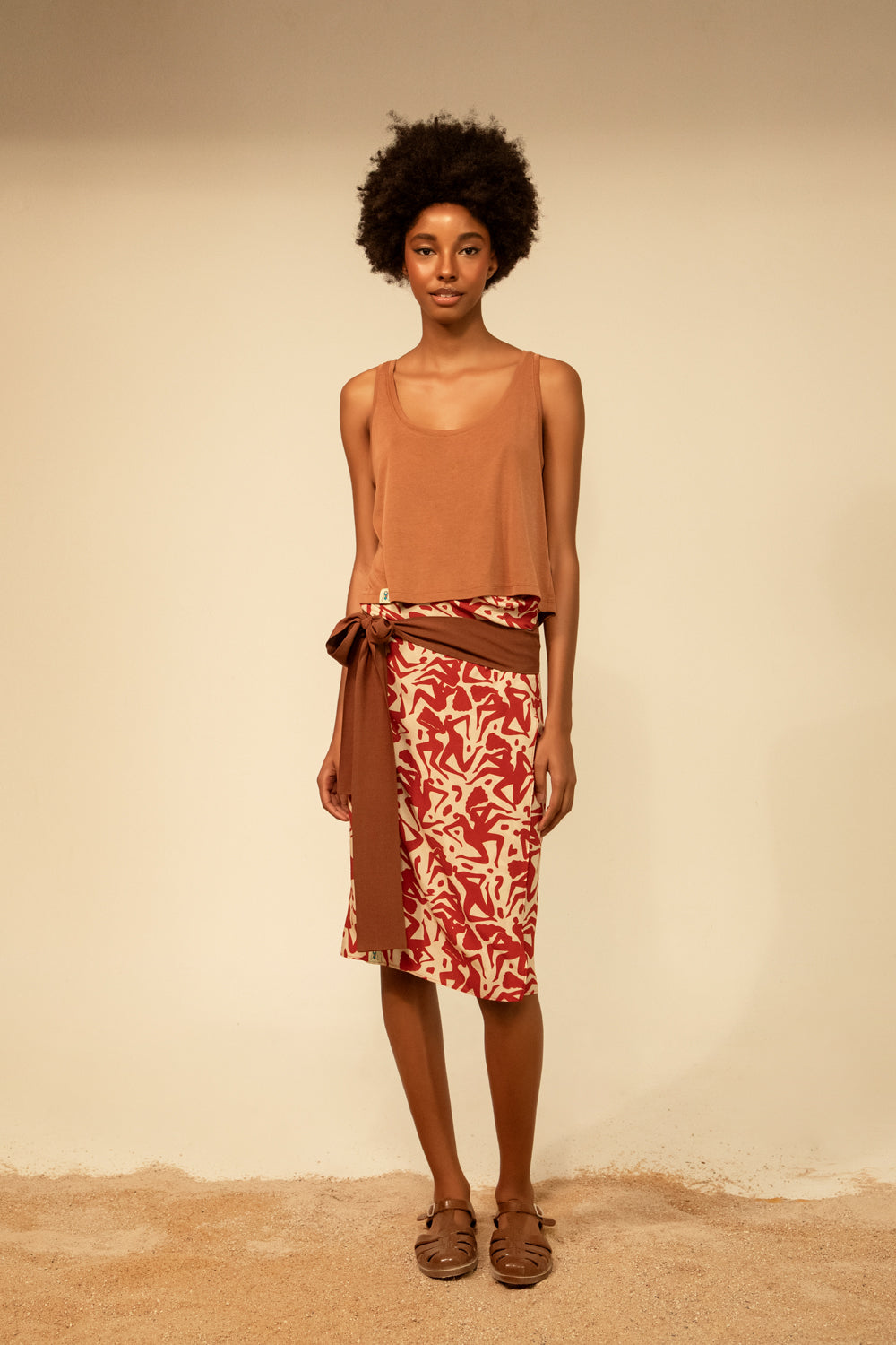 Buzz wrap - lovers/ chocolate brown