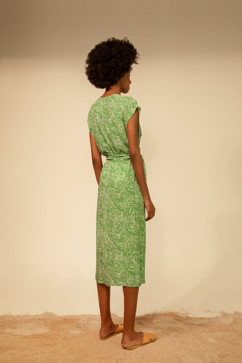 Ava dress - pebbles print