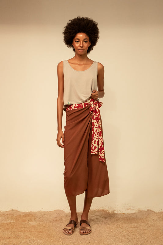 Babe wrap - chocolate brown