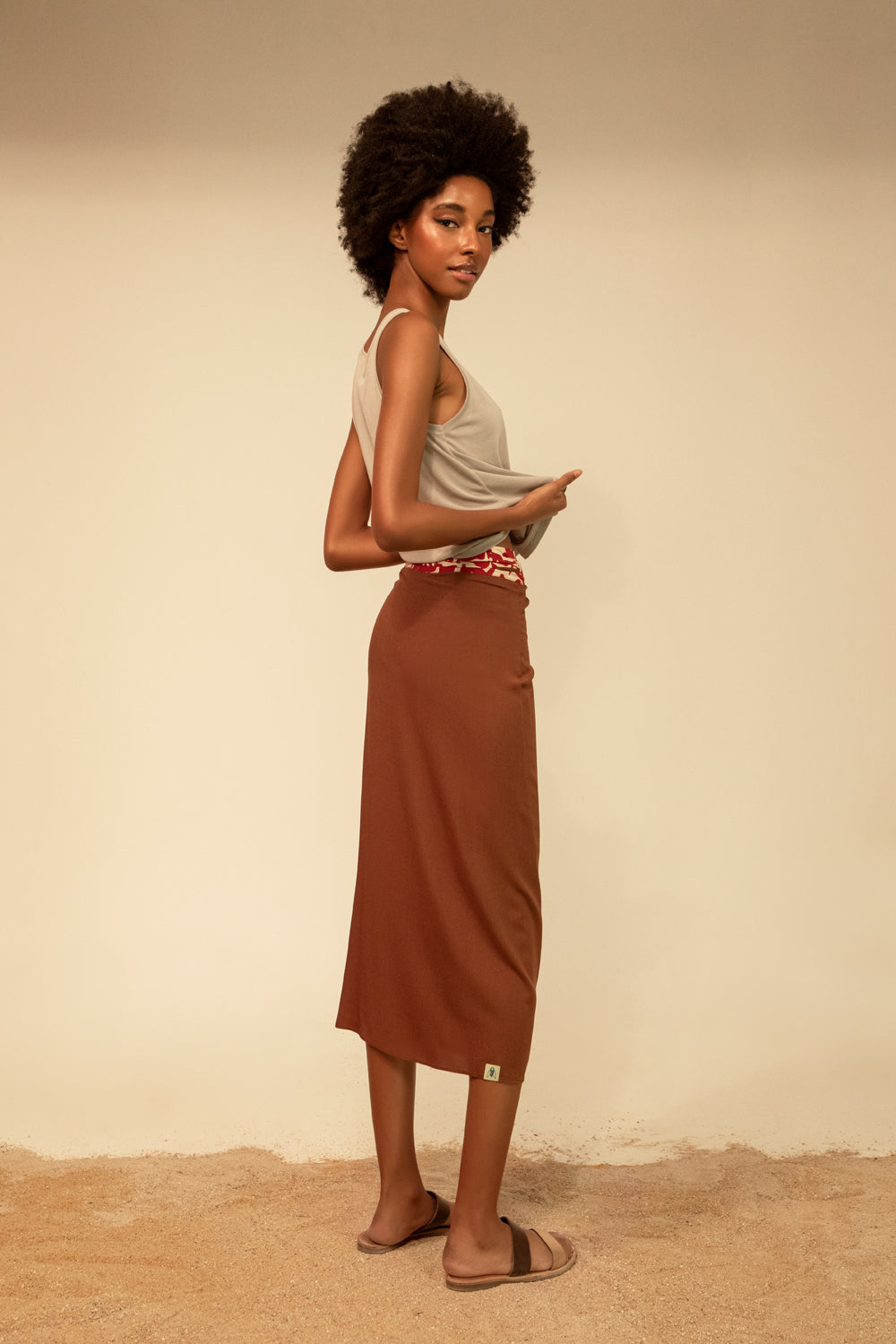 Babe wrap - chocolate brown