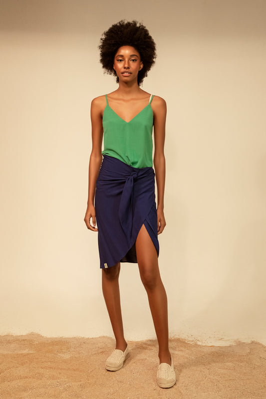 180 wrap pareo - Navy