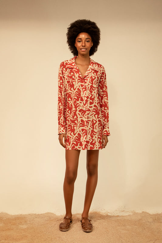 Bianca shirt - lovers print