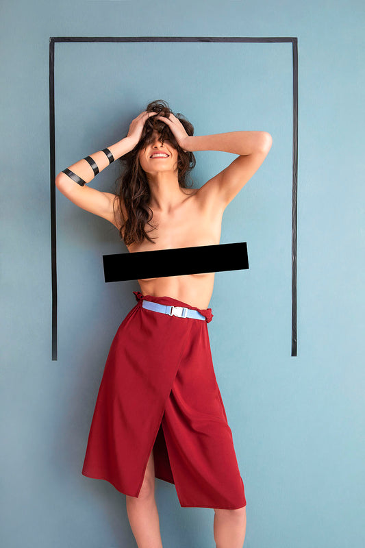 Buckle-up wrap - Bordeaux