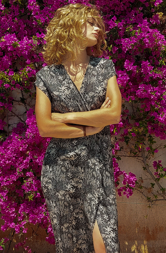 Ava dress - Jungle black