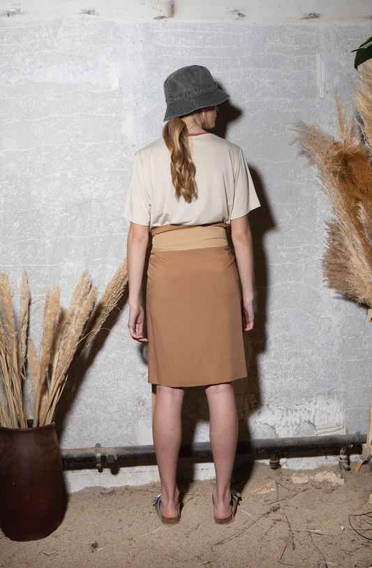 Buzz wrap - tan brown