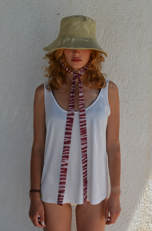 Grace bucket hat - Beige - zebra