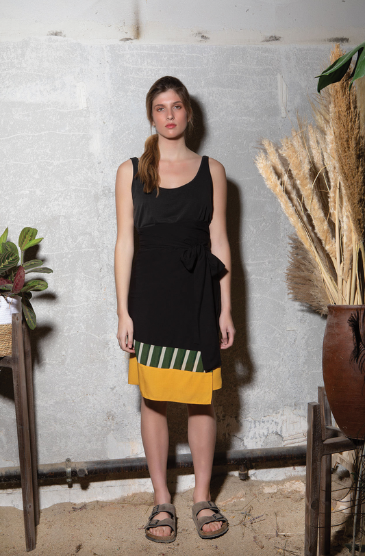 Oceana wrap - black combo