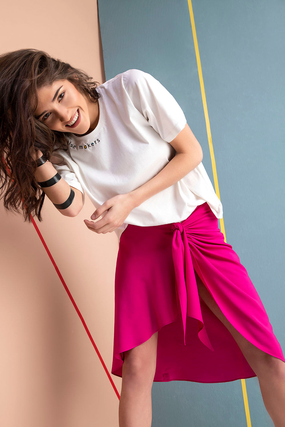 The 180° Wrap - Fuchsia