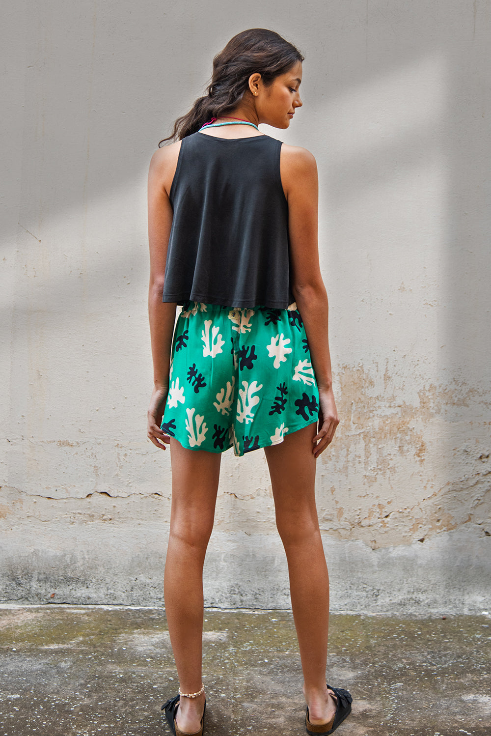 Hannah crop top - black