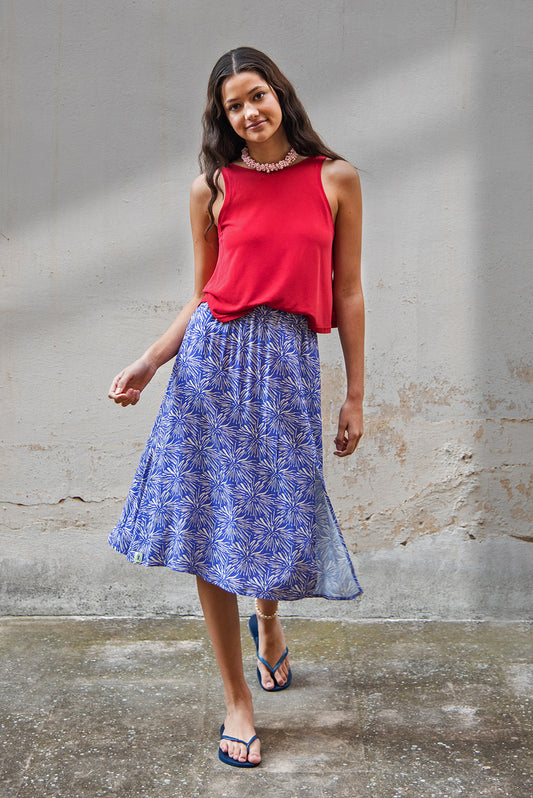 Hannah crop top - red