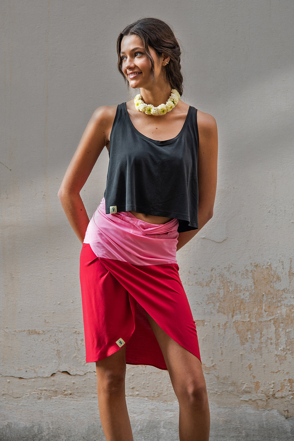 Hannah crop top - black