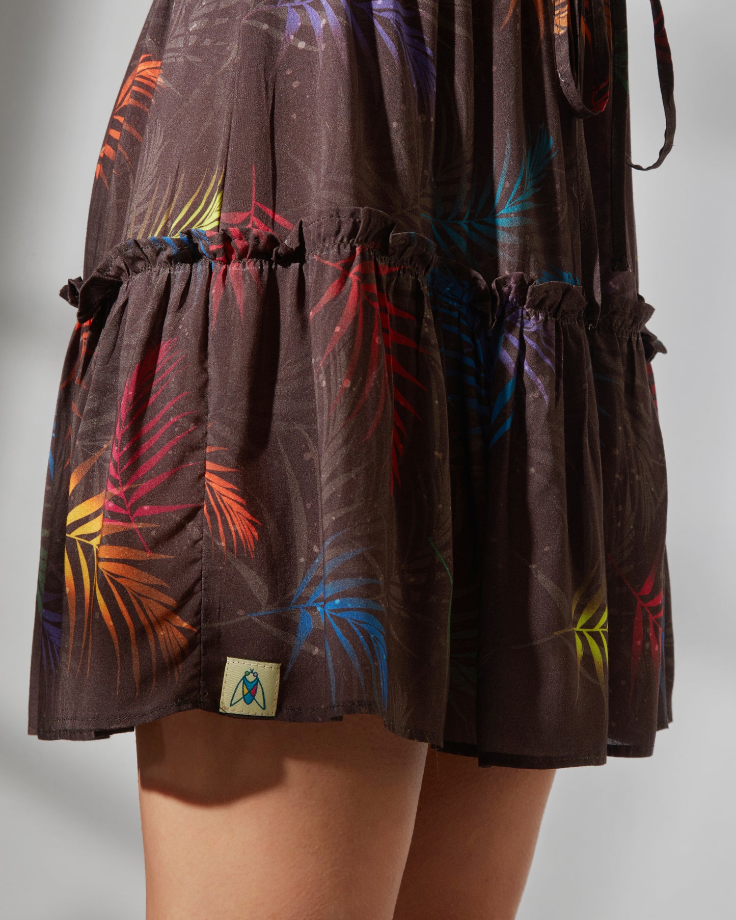 Bali skirt - tropical nights print
