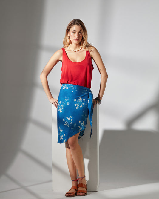 180 wrap pareo - Bliss print
