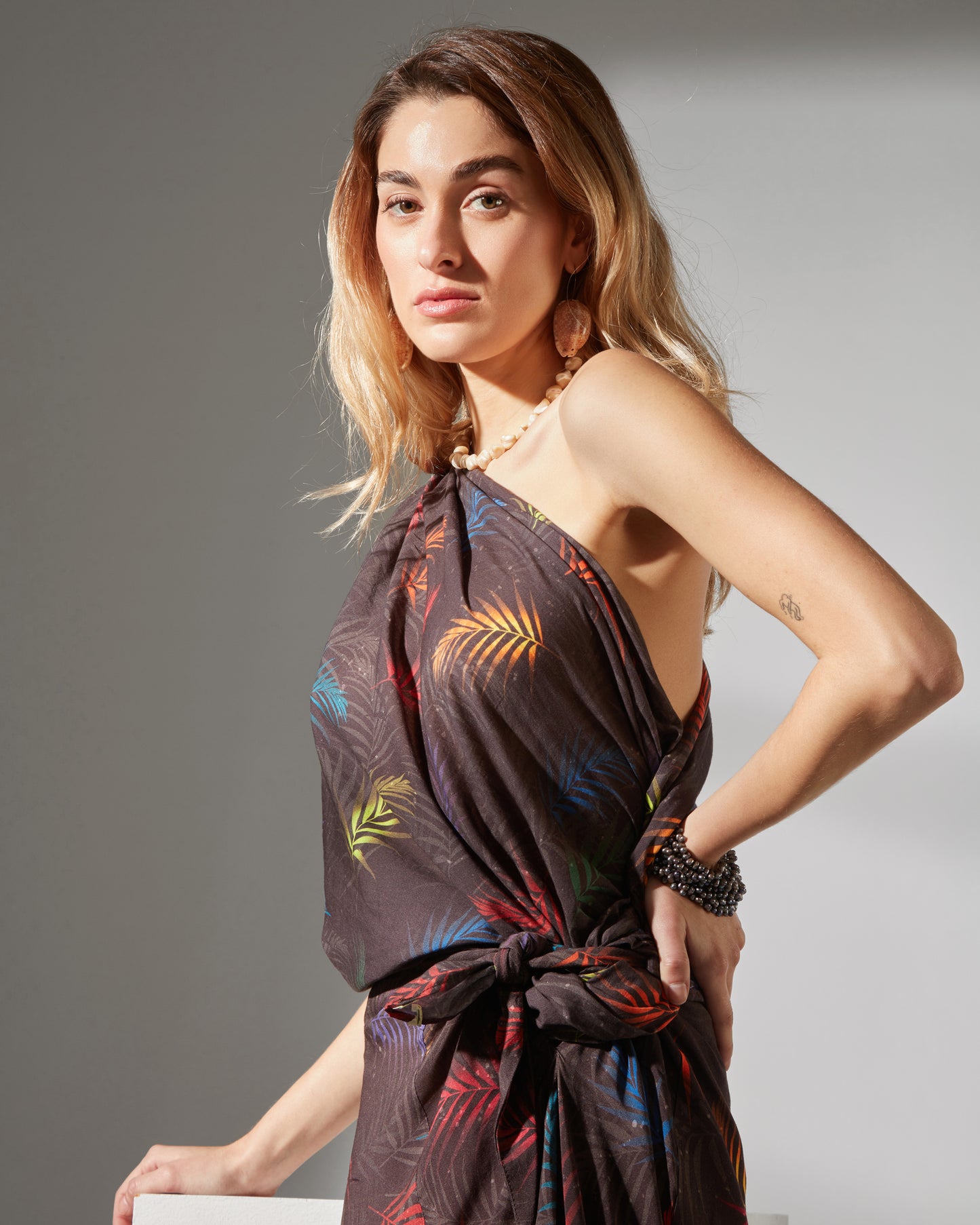 Pareo maxi - tropical nights print