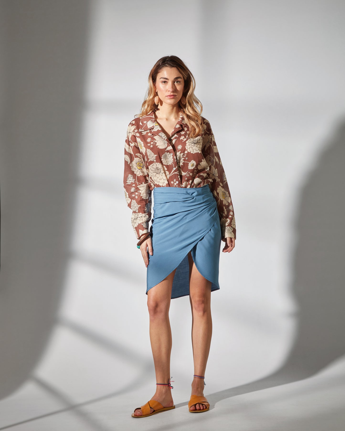 180 wrap pareo - Denim