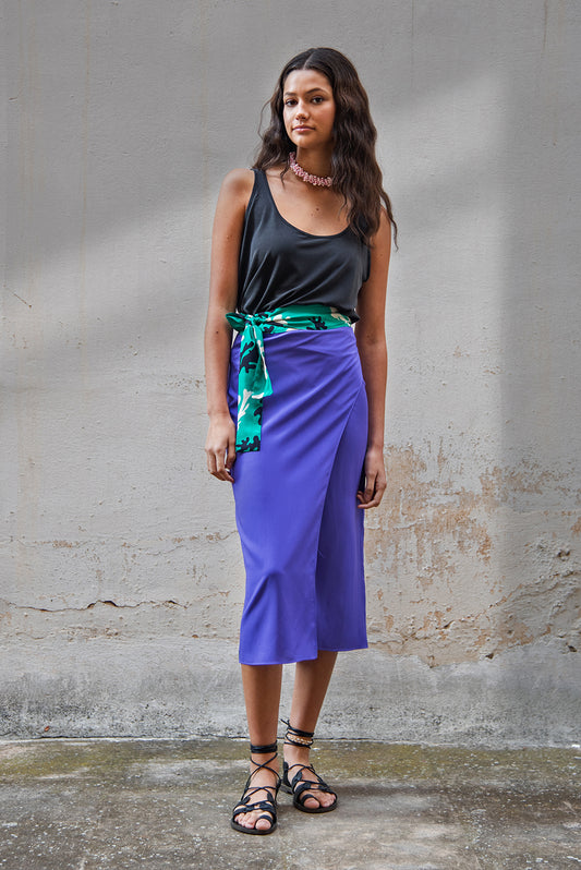 Babe wrap - purple/ reef green