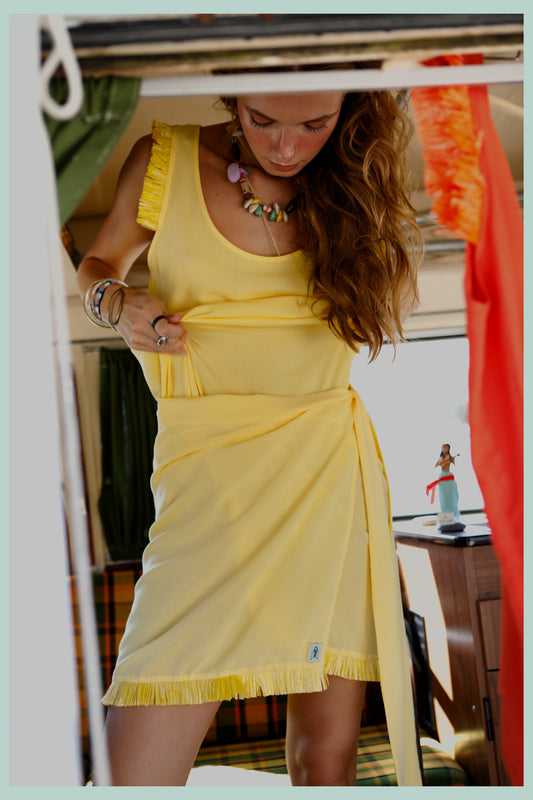 TROPICANA SKIRT - YELLOW