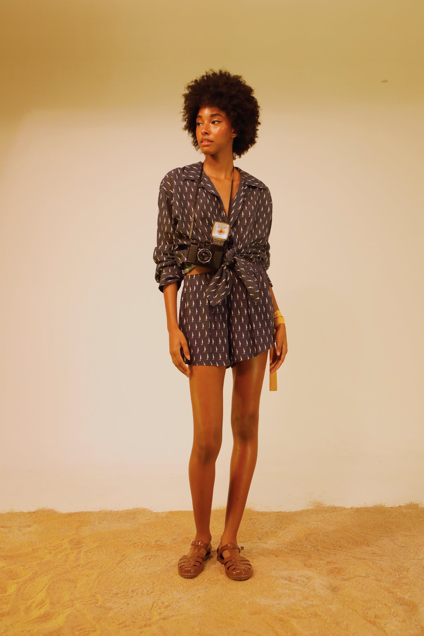 Dee shorts - sailing print