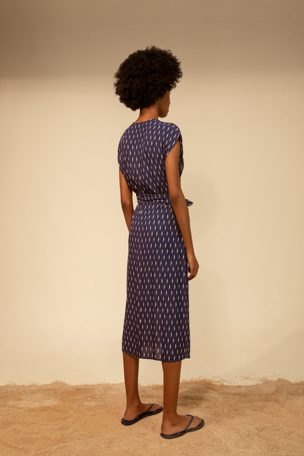 Ava dress - sailing print