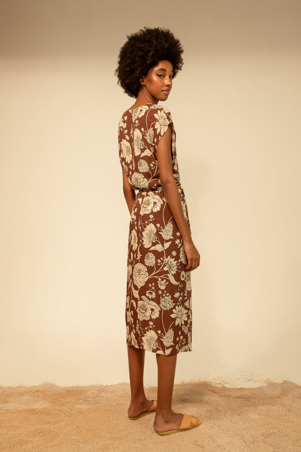 Ava dress - flowers print
