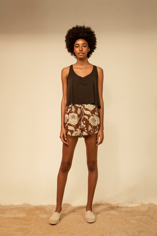 Dee shorts - flowers print
