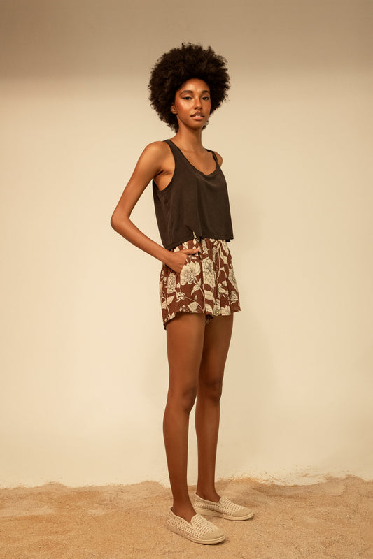 Dee shorts - flowers print