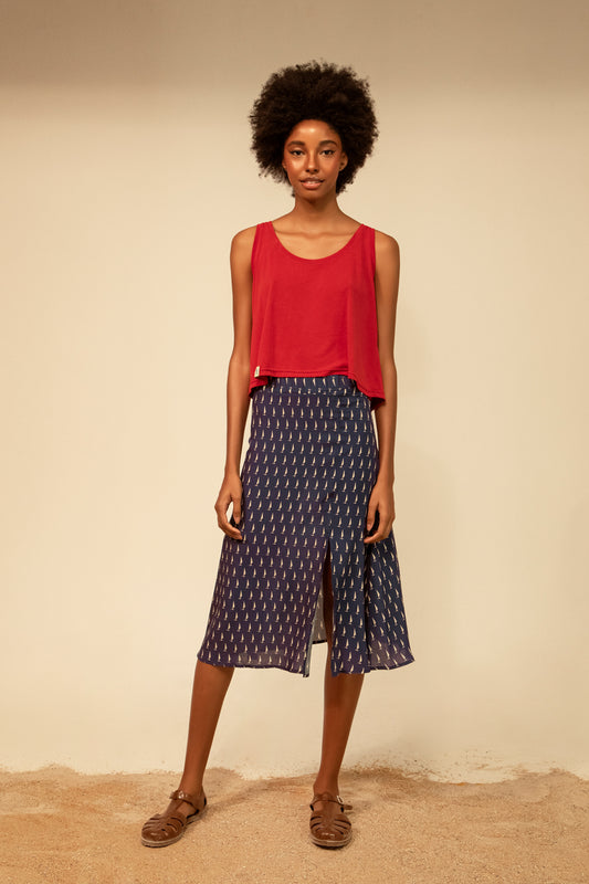 Liz skirt - sailing print