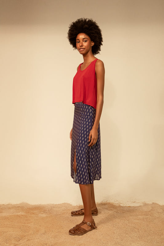 Liz skirt - sailing print