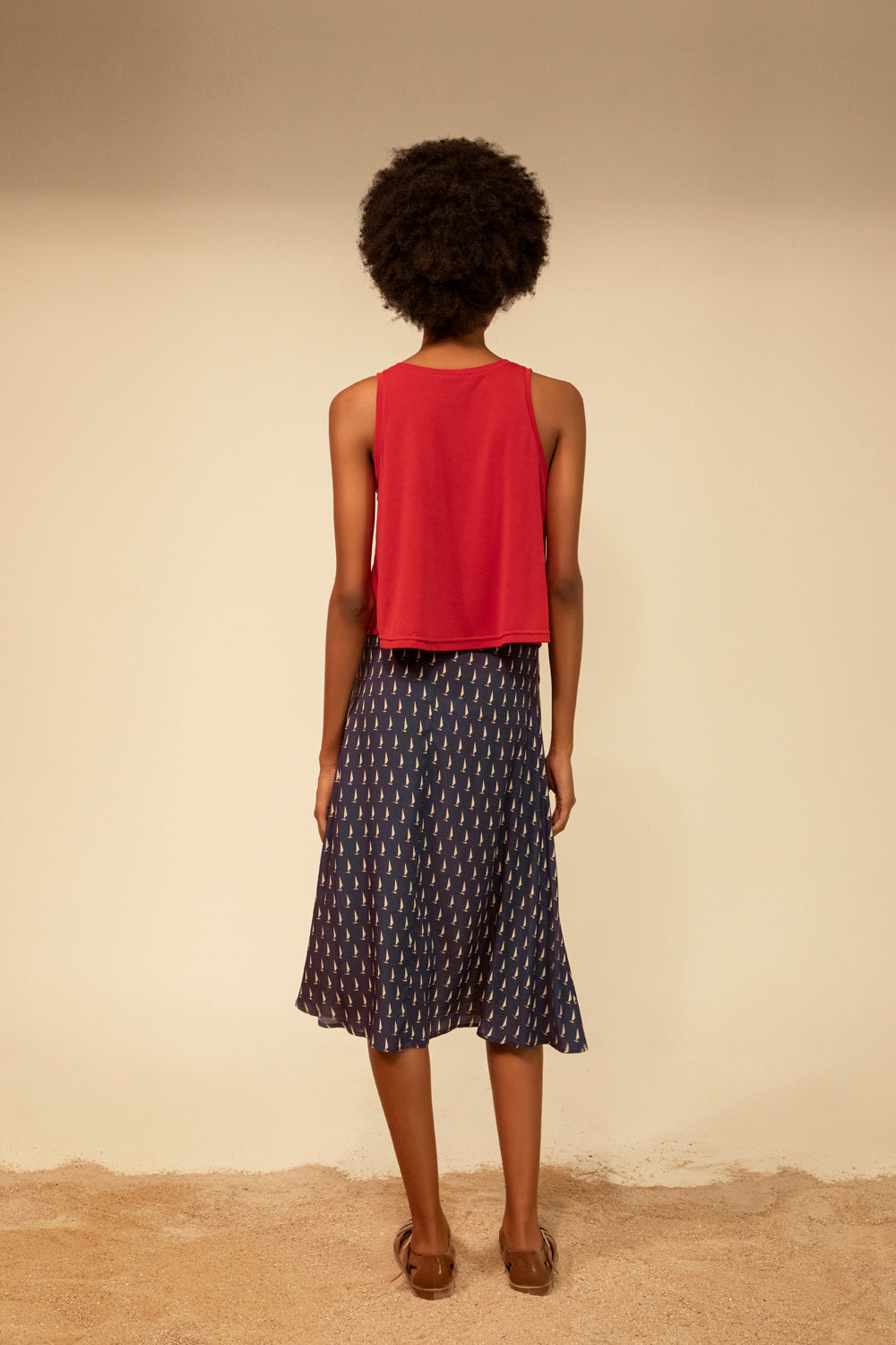 Liz skirt - sailing print