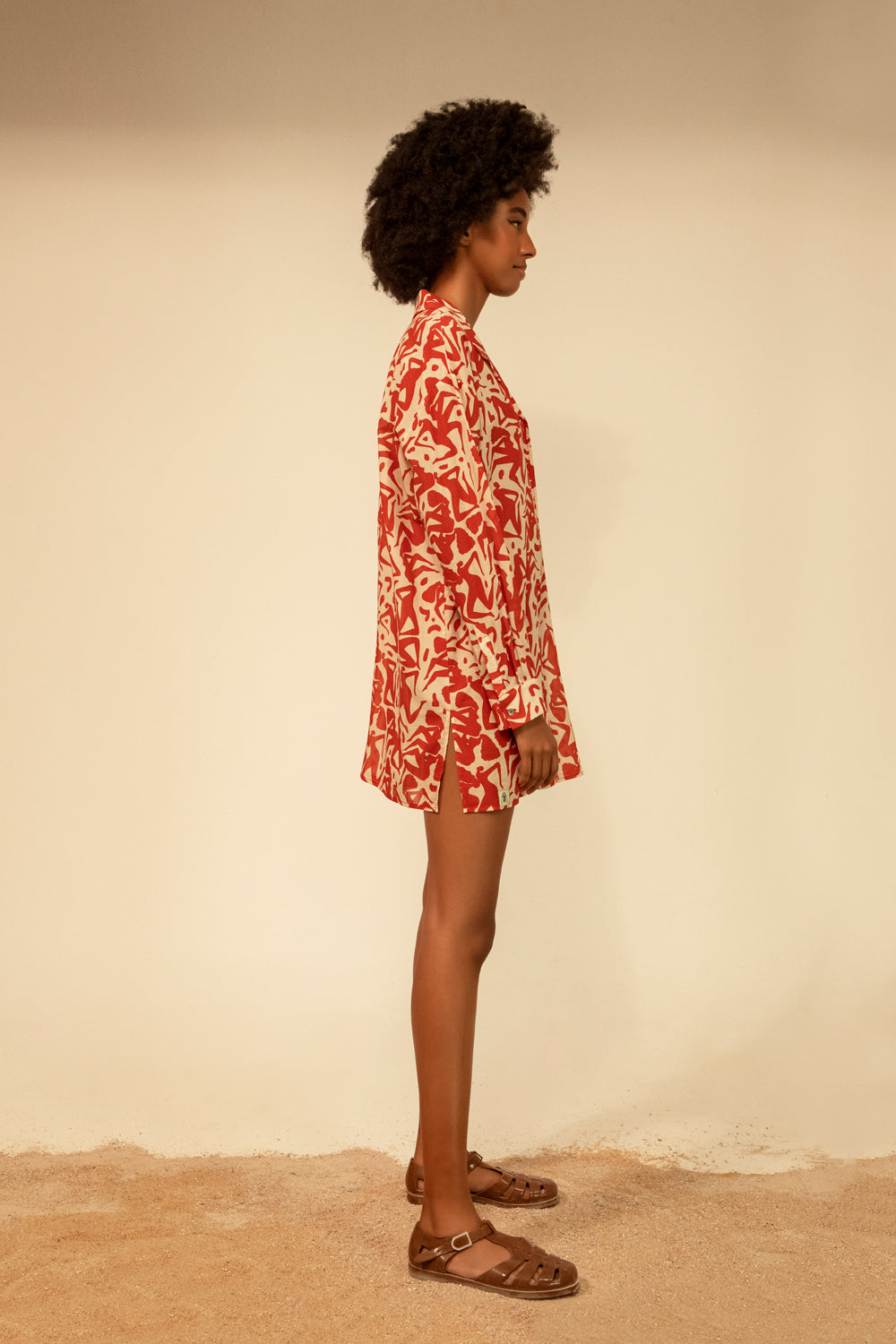 Bianca shirt - lovers print