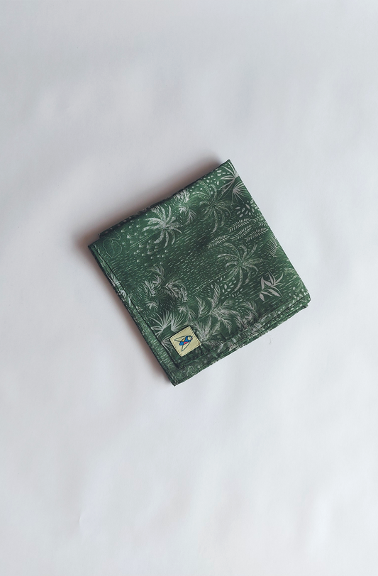 Brit scarf - Jungle green