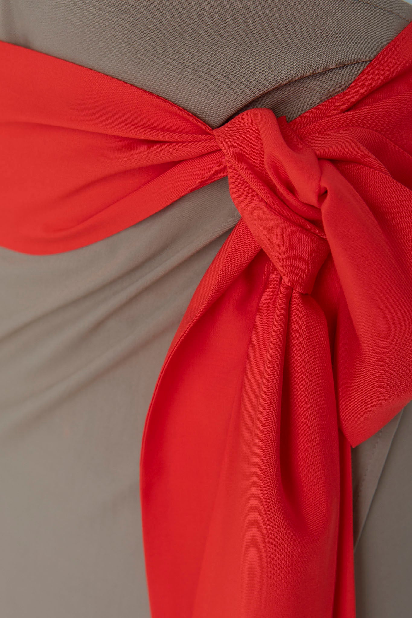 Buzz Wrap Beige-Red