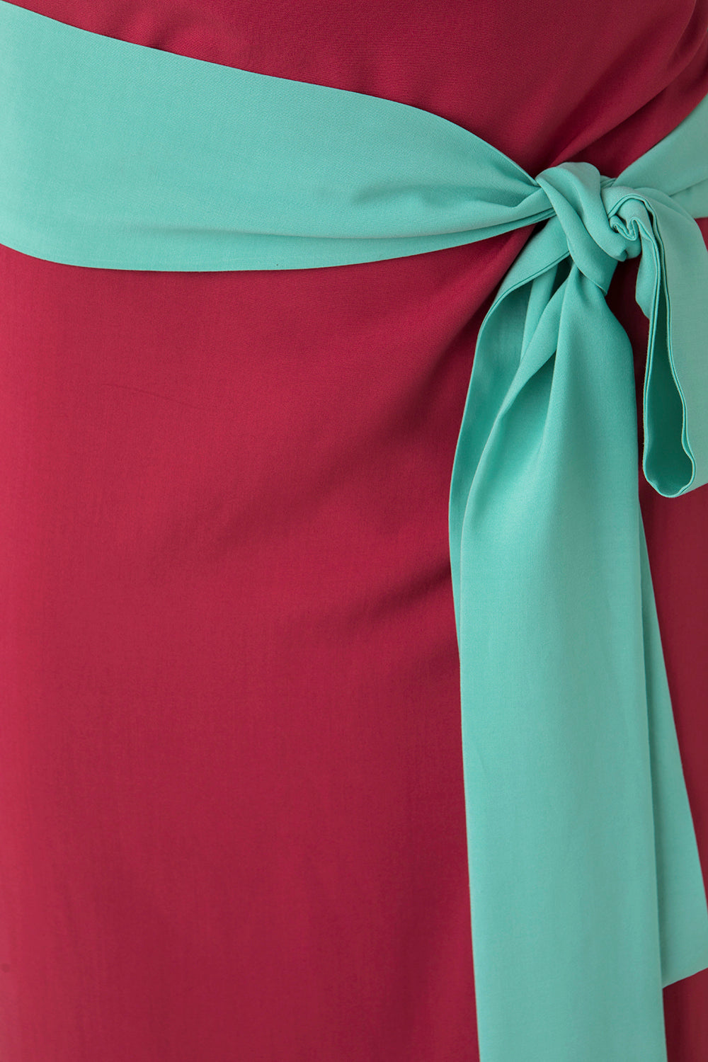 BUZZ WRAP - BLUSH. TURQUOISE