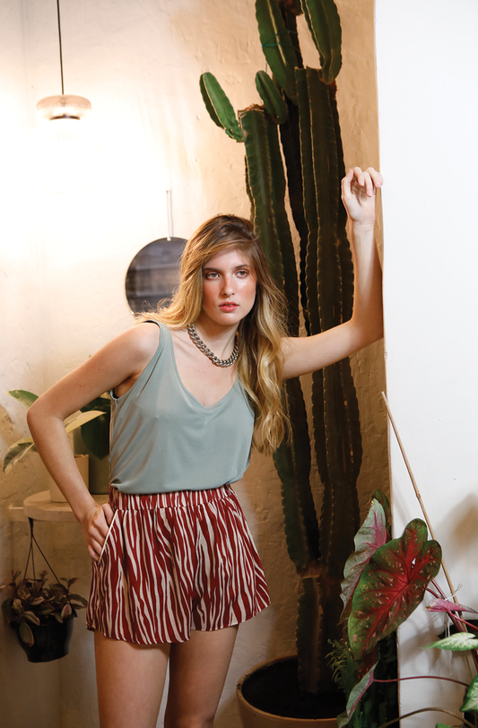 Dee shorts - zebra