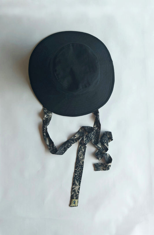 Grace bucket hat - Black - jungle