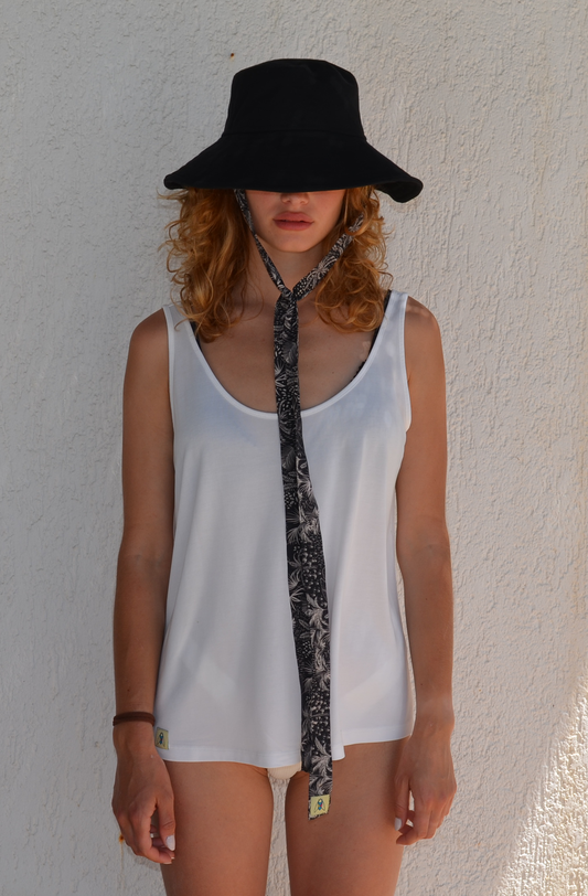 Grace bucket hat - Black - jungle