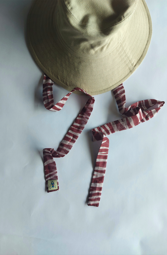 Grace bucket hat - Beige - zebra