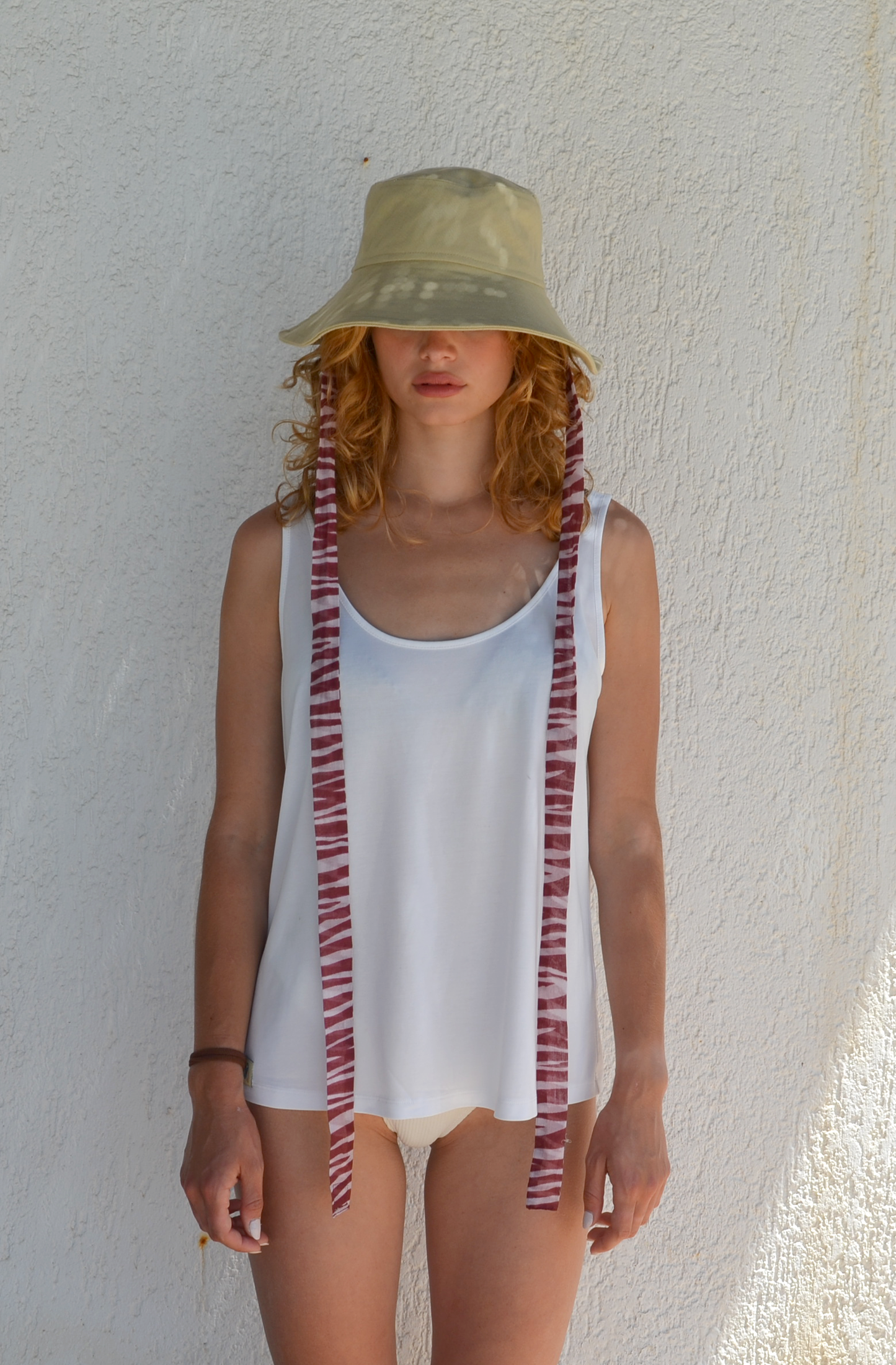 Grace bucket hat - Beige - zebra